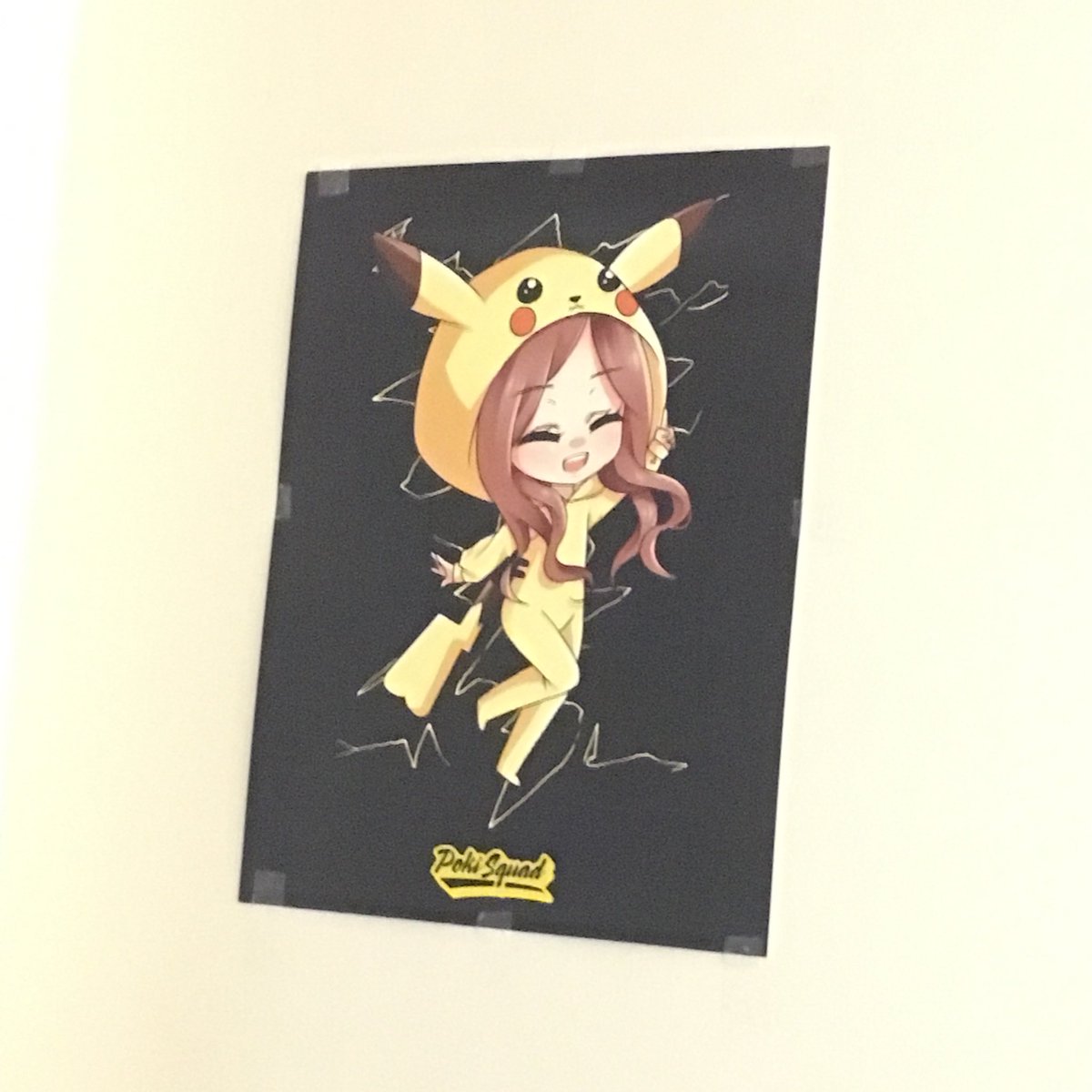 SheldonYee's tweet photo. @pokimanelol poster came in! 👊🏻 https://t.co/XHJYcKKj6Y