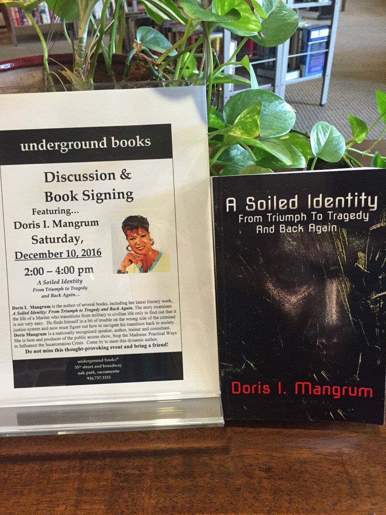Doris I Mangrum book signing <a href="/UndergroundBks/">UndergroundBooks</a> tomorrow at 2pm!   #culture