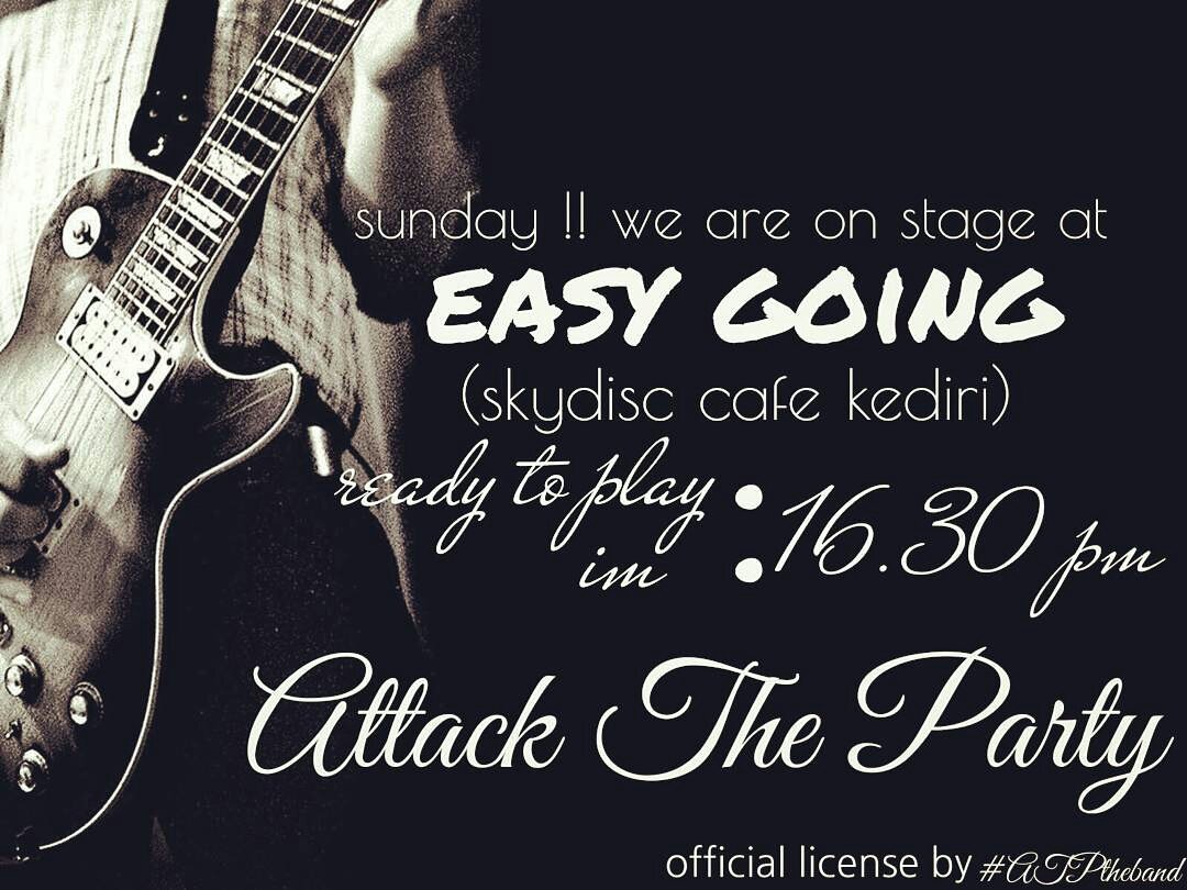 Jangan lupa kita ntar start jam 16:30 sore ramaikan !! #easygoing #indonesianindie