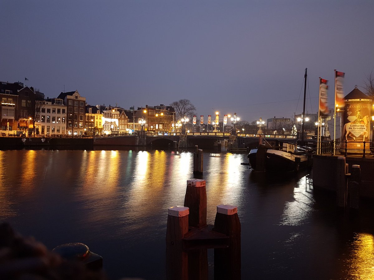 Getting ready to build up the frame and test whether the light survived the transport #earlymorning #AmsterdamLightFestival