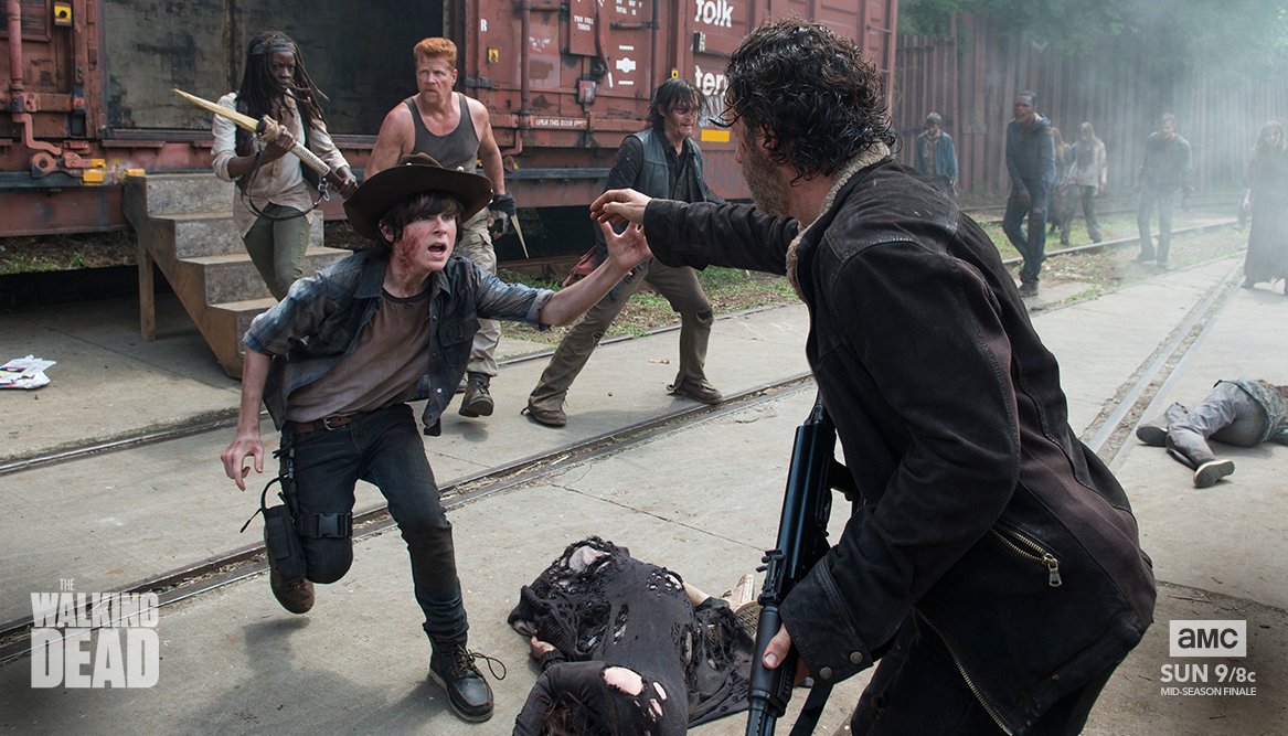 WalkingDead_AMC's tweet photo. Terminus has nothing on the Sanctuary. Relive #TWD Season 5 before Sunday’s Season 7 Mid-Season Finale. https://t.co/CIg9Y5ktfm