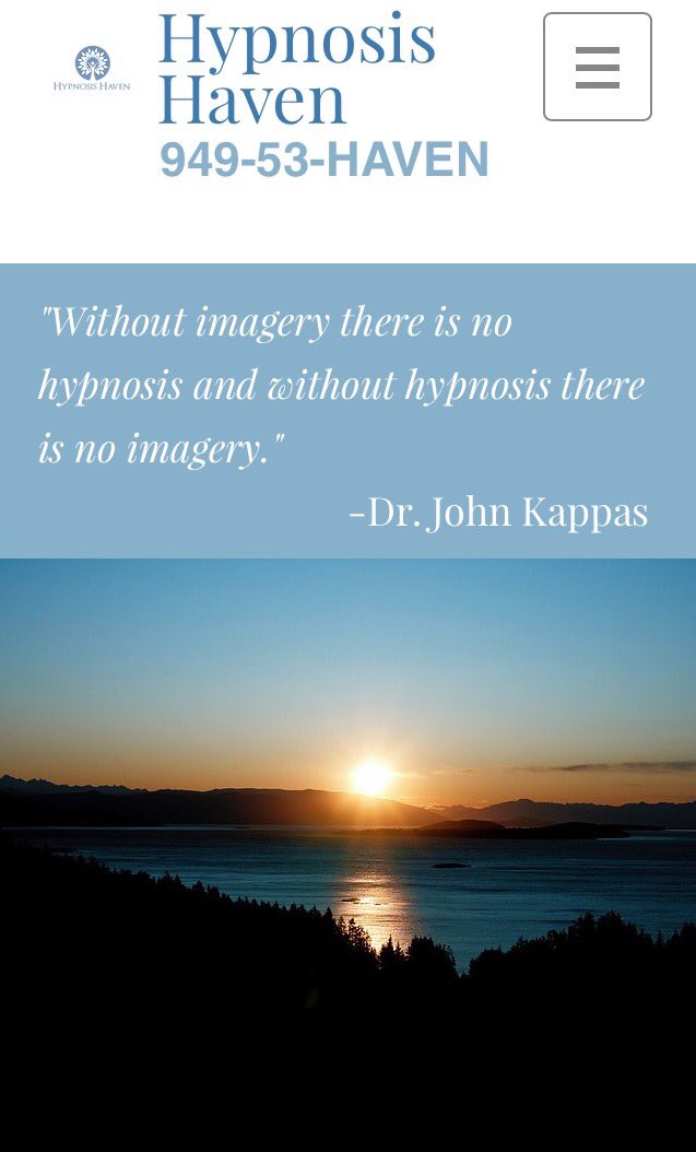 There is no #imagery without #hypnosis • #TherapeuticImagery #Hypnotherapy #Haven #Wellness bit.ly/HypnosisHome #subconscious #mind
