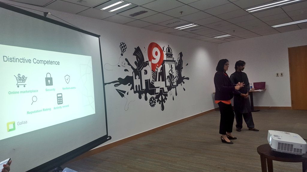 PITBIncubation's tweet photo. #Plan9Startup 'Galla' take the spot at the #Plan9MidReview, a #Fintech #startup inducing #technology into the #ROSCA system. https://t.co/bTRIqnZzgO