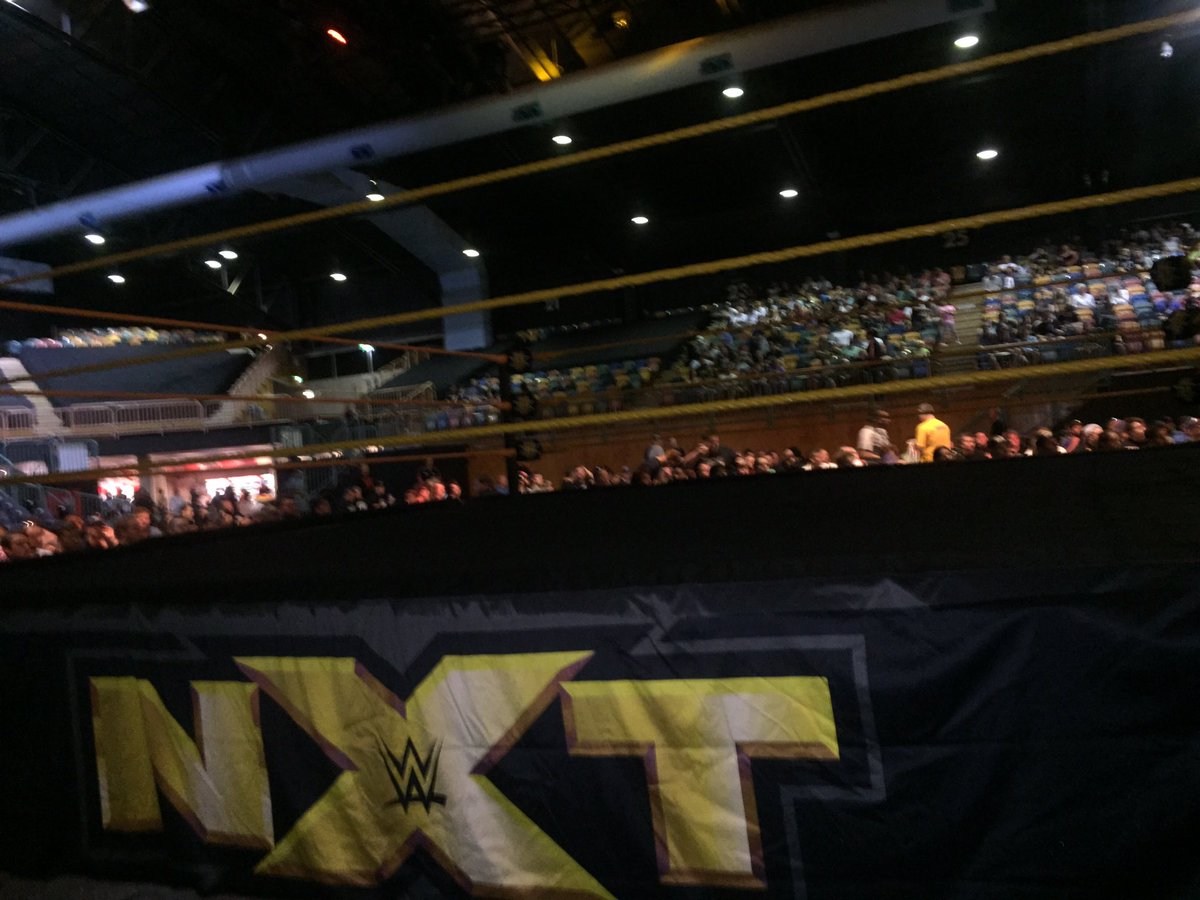 sleezus97's tweet photo. Glorious night ahead! #NXTNewcastle #WWENXT https://t.co/WPZc7tIRDQ