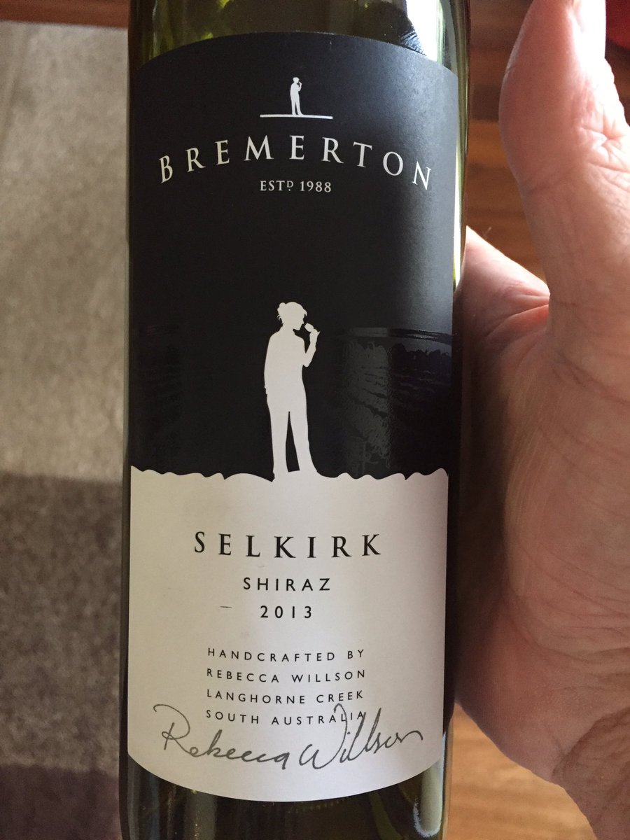 A great drop from <a href="/McLarenValeWine/">McLaren Vale Wine</a> <a href="/bremertonwines/">Bremerton Wines</a> Selkirk #Shiraz 2013...sold on the peppery aromas before a sip even taken @AWTG100 #wine