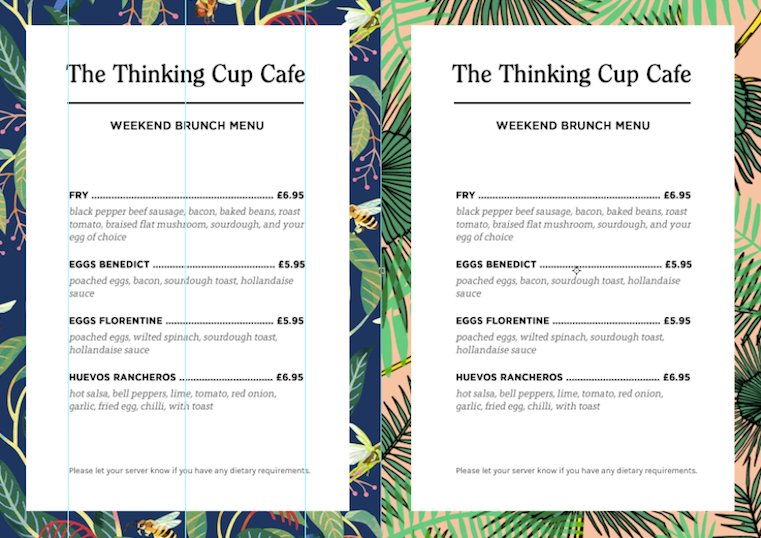 ThinkingCupCafe's tweet photo. Did you know we do brunch on weekends? Currently re-designing our menu, let us know which one you like! https://t.co/NZOpk70SU0