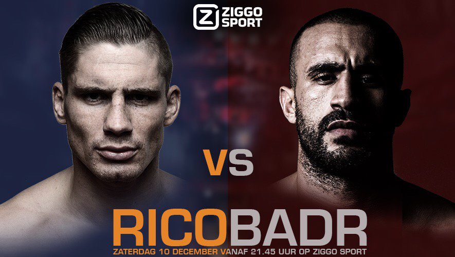 Vandaag is de grote dag van Rico vs Badr! Het gevecht van het jaar is vanavond te zien op Ziggo Sport! #RICOvsBADR