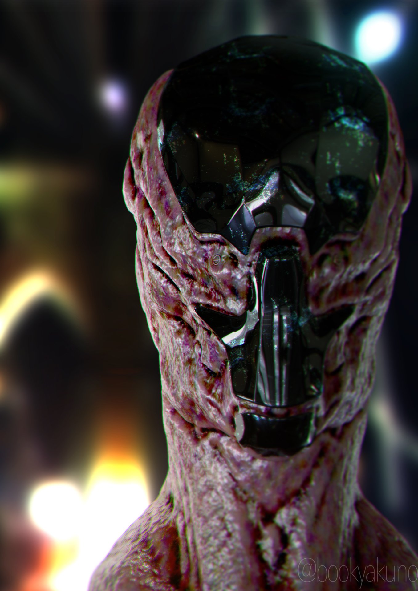 忘却野 Rkgk 呪系掃討部三課 ハードサーフェス Hardsurface Sculpt Blender d Photoshop T Co Eibquv1us1 Twitter