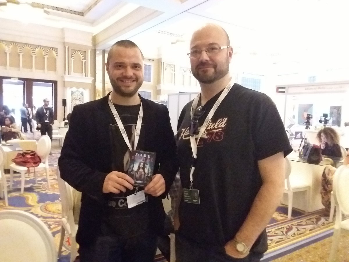 British_Film's tweet photo. Here we are at @dubaifilm  with the fab team behind @darksignalmovie which is being showcased as part of the Dubai Cinetech #darksignal https://t.co/X4kQmC0n8L