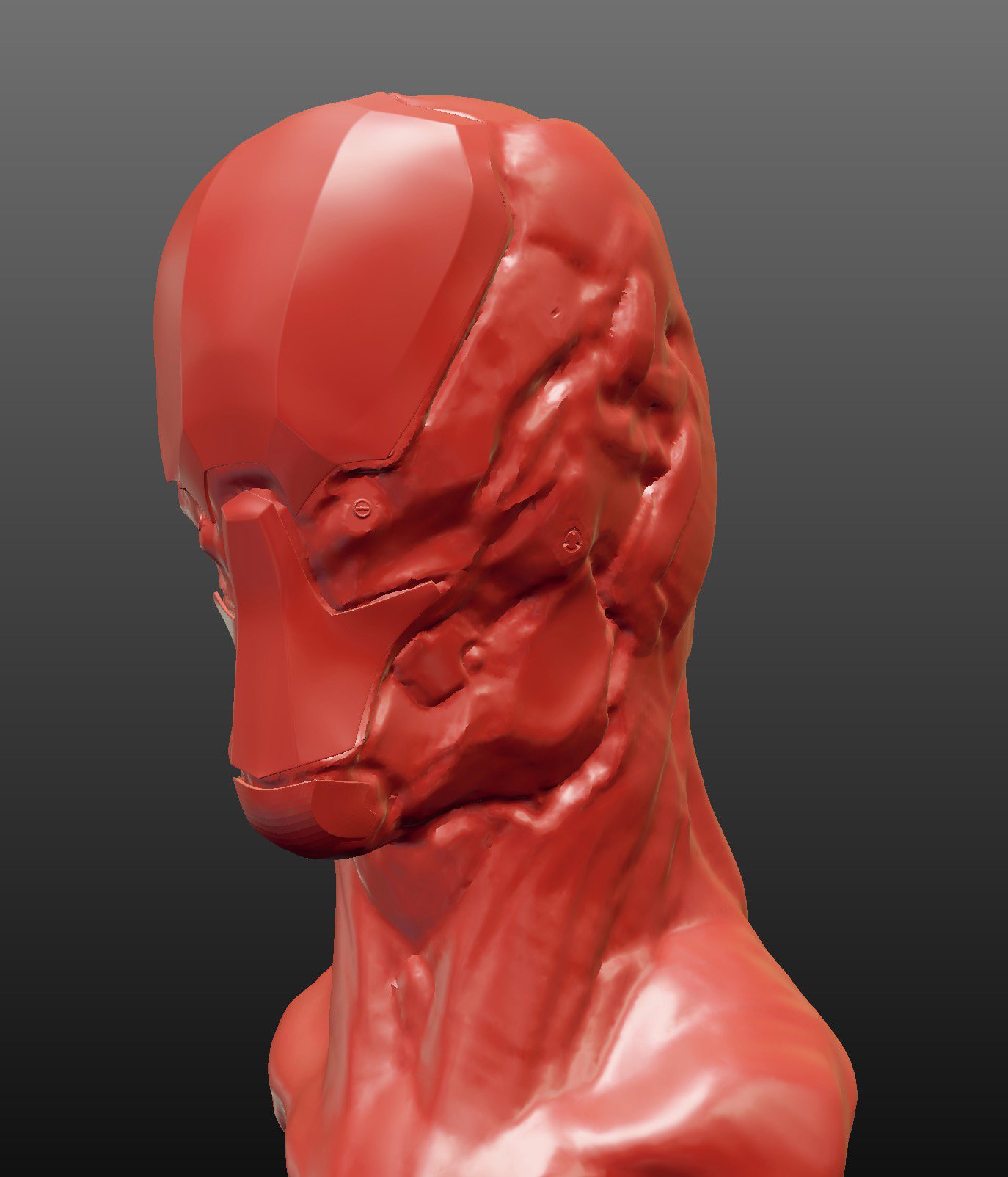 忘却野 Rkgk 呪系掃討部三課 ハードサーフェス Hardsurface Sculpt Blender d Photoshop T Co Eibquv1us1 Twitter