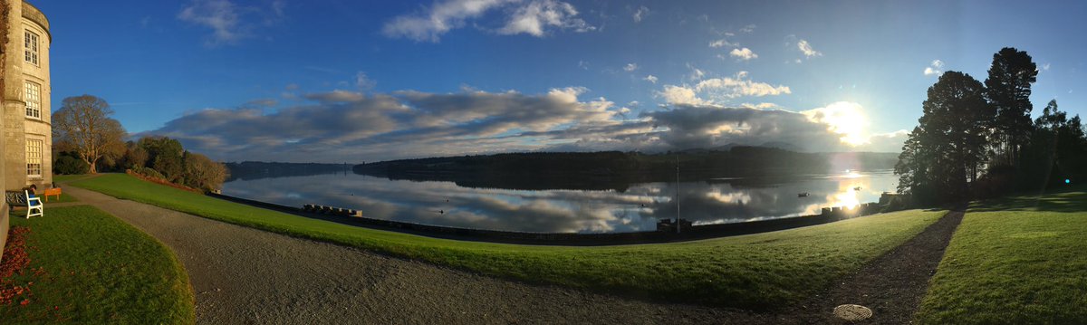 NTCymru_'s tweet photo. An enchanting mansion and gardens with views like this make @NTPlasNewydd the perfect place to spend winter days, great photo @ChloeWalczak. https://t.co/XyApmYkPpk