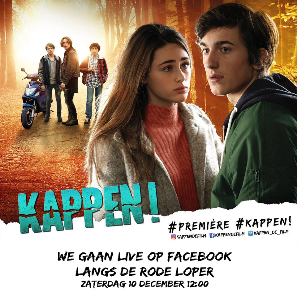 We gaan LIVE op facebook.com/kappendefilm langs de rode loper straks om 12 uur