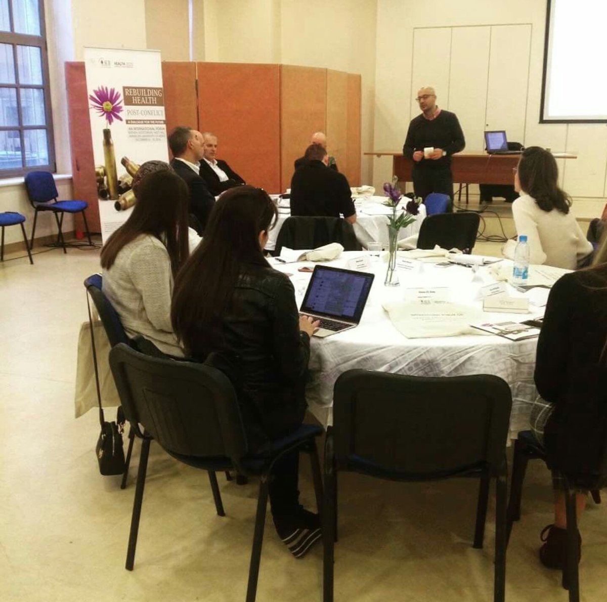 shi_aub's tweet photo. Day3 of #RHF :Consultaion  meeting titled "Devising a Donor Framework in the Post-Conflict Era" chaired by @nasseryassin &amp; @CarmenGeha  #SHI https://t.co/C7hYNe7YPr