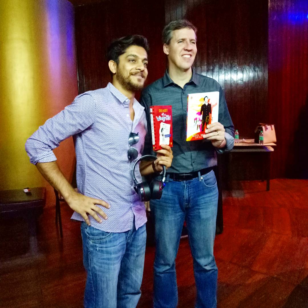 When magic meets fun!
<a href="/NeelMadhav4/">Neel Madhav</a> and <a href="/wimpykid/">Jeff Kinney</a> on Jeff's tour to India!