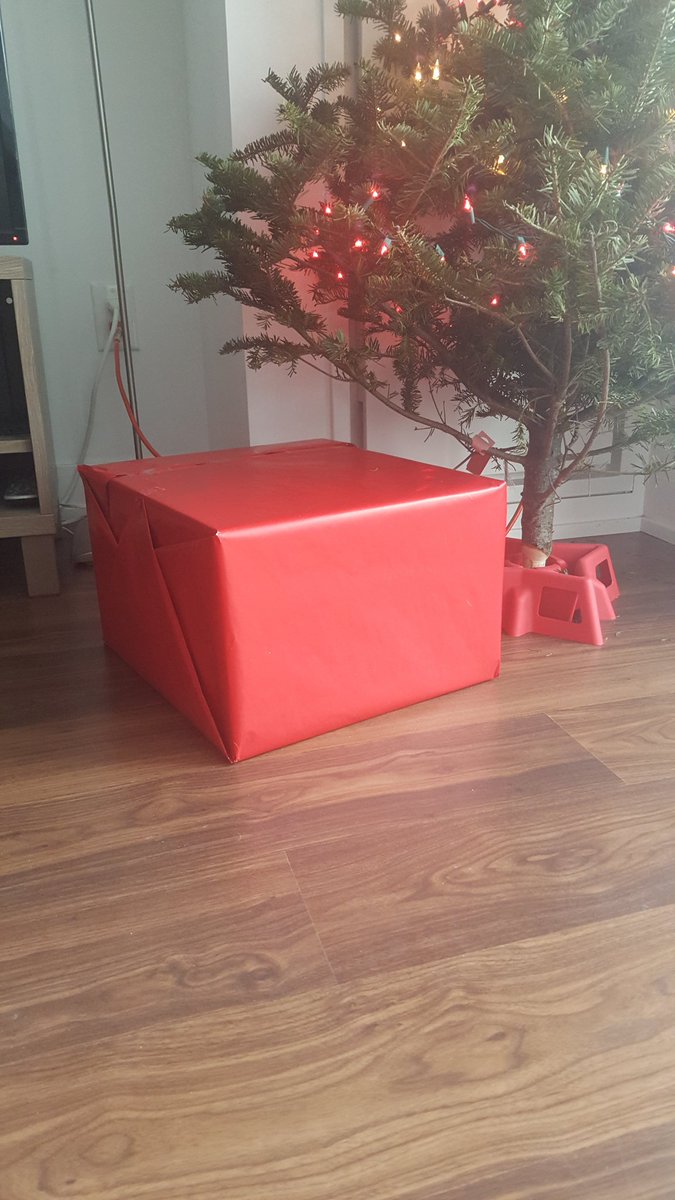BANNERSMUSIC's tweet photo. This is the best present wrapping I have ever done. I'm putting it here as a testament to what's possible. Anything. Go live your dreams. https://t.co/egTSba2VYS