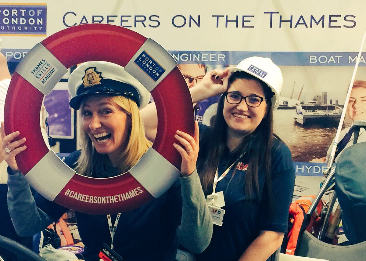 Ahoy from @ExCeLLondon RAD's Employment workers are busy making valuable contacts. #careersonthethames #portoflondonauthority