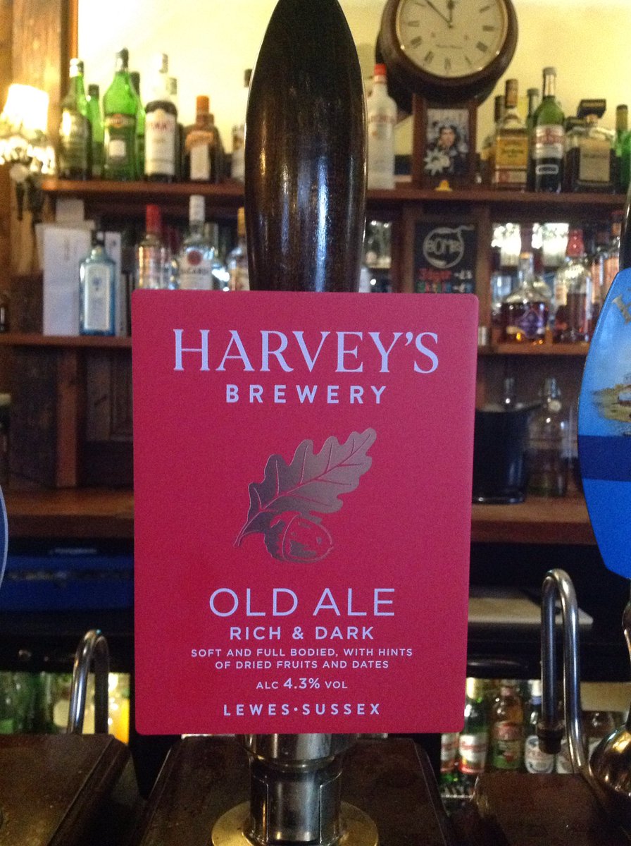 We are now serving Harvey's Old ale for the festive season.