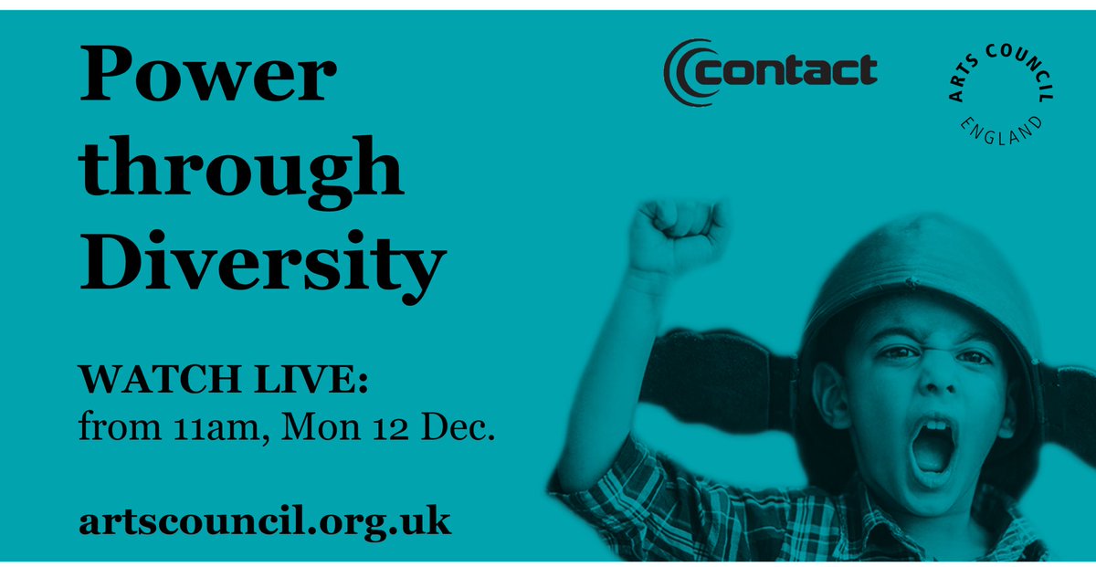 Join us Monday for discussion and debate on #diversity in arts &amp; culture. Live streamed at artscouncil.org.uk from 11am. #creativecase