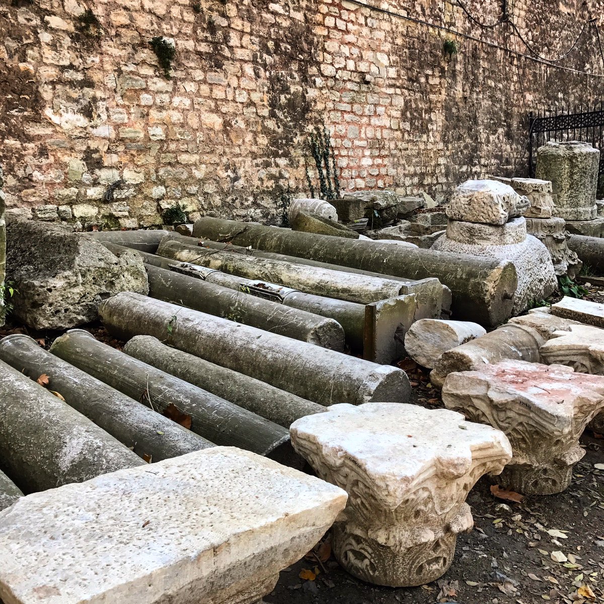 NZLainey's tweet photo. It's been a long time since these stood upright #kiwisabroad #worklife #bitsofhistory #istanbul https://t.co/fH7MPujXkJ
