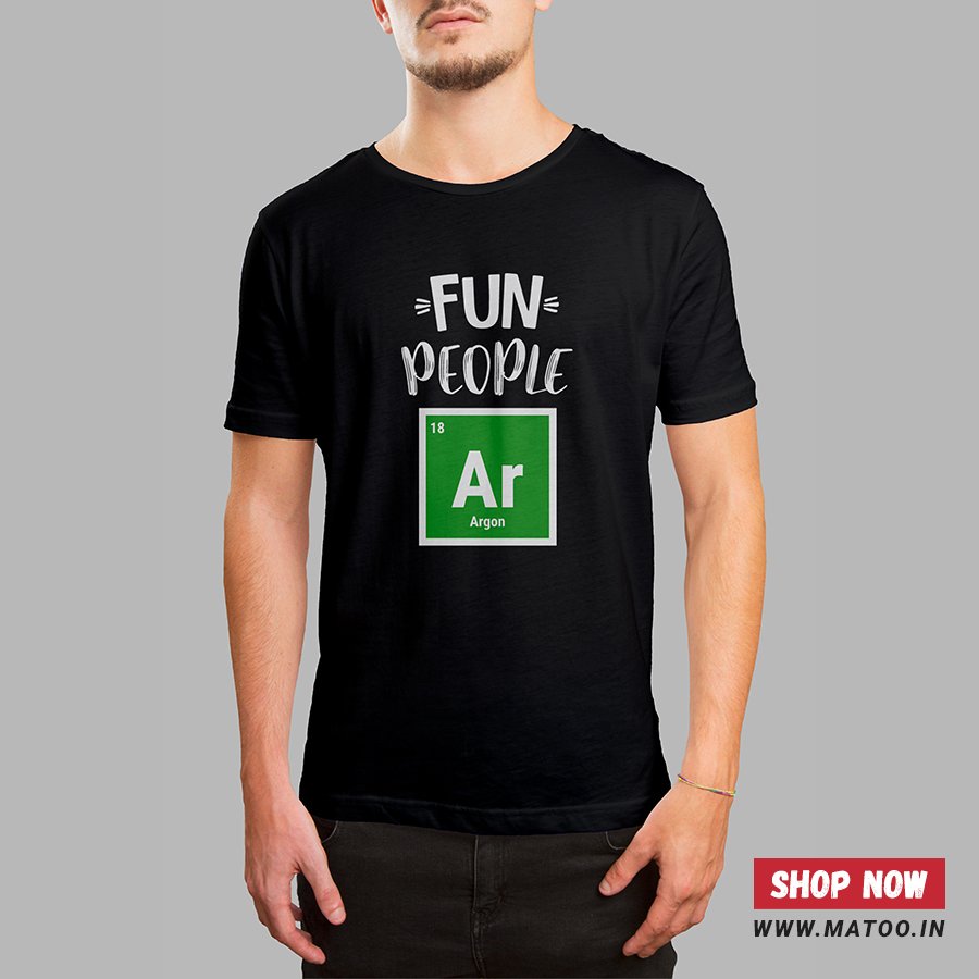 matooIN's tweet photo. Here's something #nerdy for you all. Fun People Ar (Argon) ie Fun People Are Gone. 

Visit https://t.co/IIgXAp6SQ6 for more! #geek #tshirt https://t.co/KQhHAL0LyE
