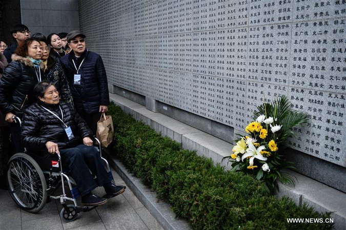CGTNOfficial's tweet photo. 110 newly recovered names added to memorial wall in remembrance of 1937 Nanjing Massacre victims https://t.co/QmfZ723zDX