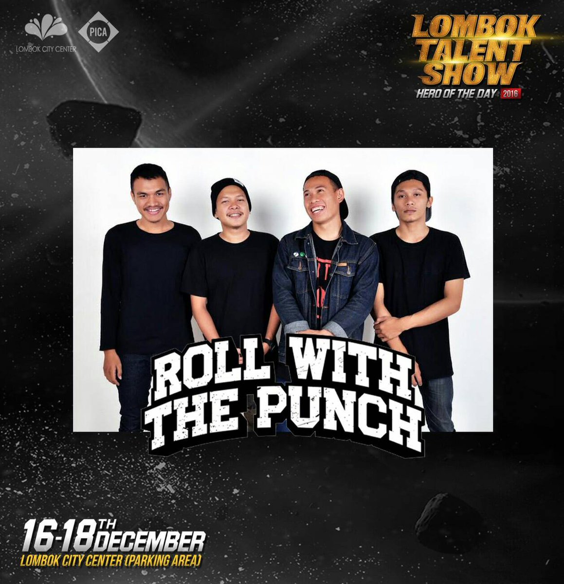 17 Desember, jam 8 malam di pelataran parkir LCC, Gerimax. See ya!! Cc: @lomboktalentshow 
#lomboktalentshow #mataram #infogigsmataram