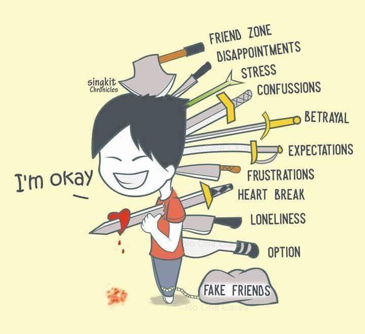 I'm okay! 🤔 🤗 😅