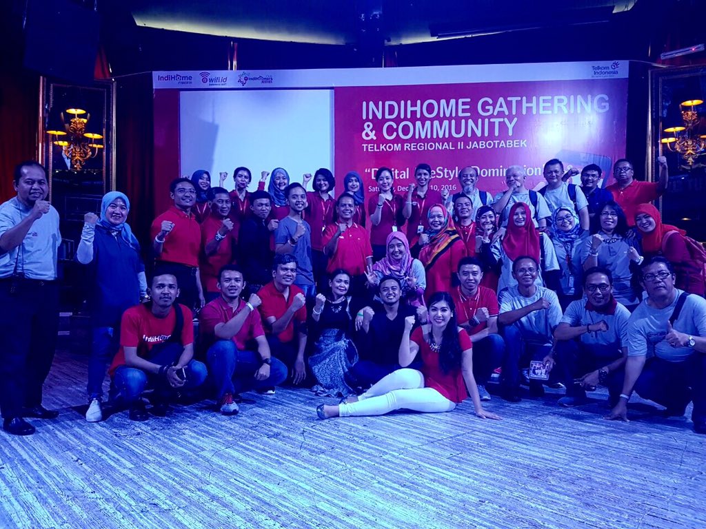 RachmiSusi's tweet photo. Indihome Gathering &amp; Community TR2 https://t.co/vdQQgEM3j3