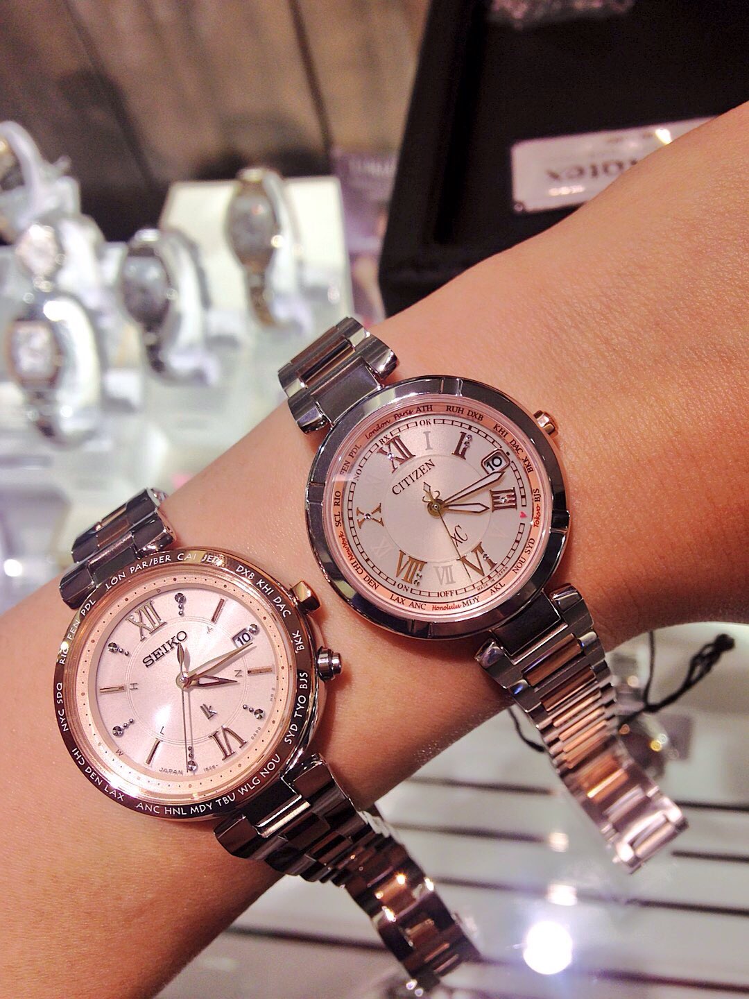 みき ノ Seikoのルキア Citizenのクロスシー どっちがいいかな T Co Thd9jrwpif Twitter