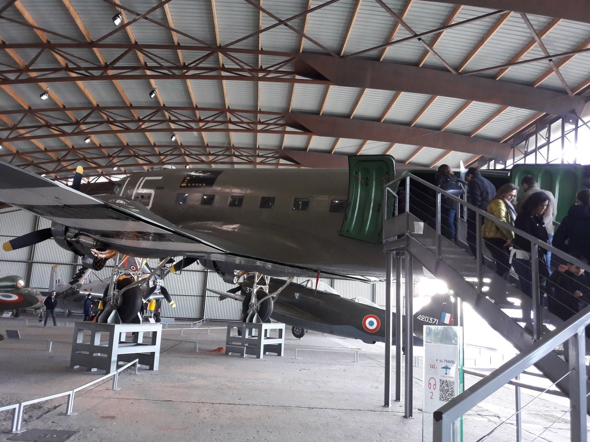 ENSTAero's tweet photo. Visite Dakota à @MuseeAirEspace #visitemuseeairespace https://t.co/gCaiLDP9FO