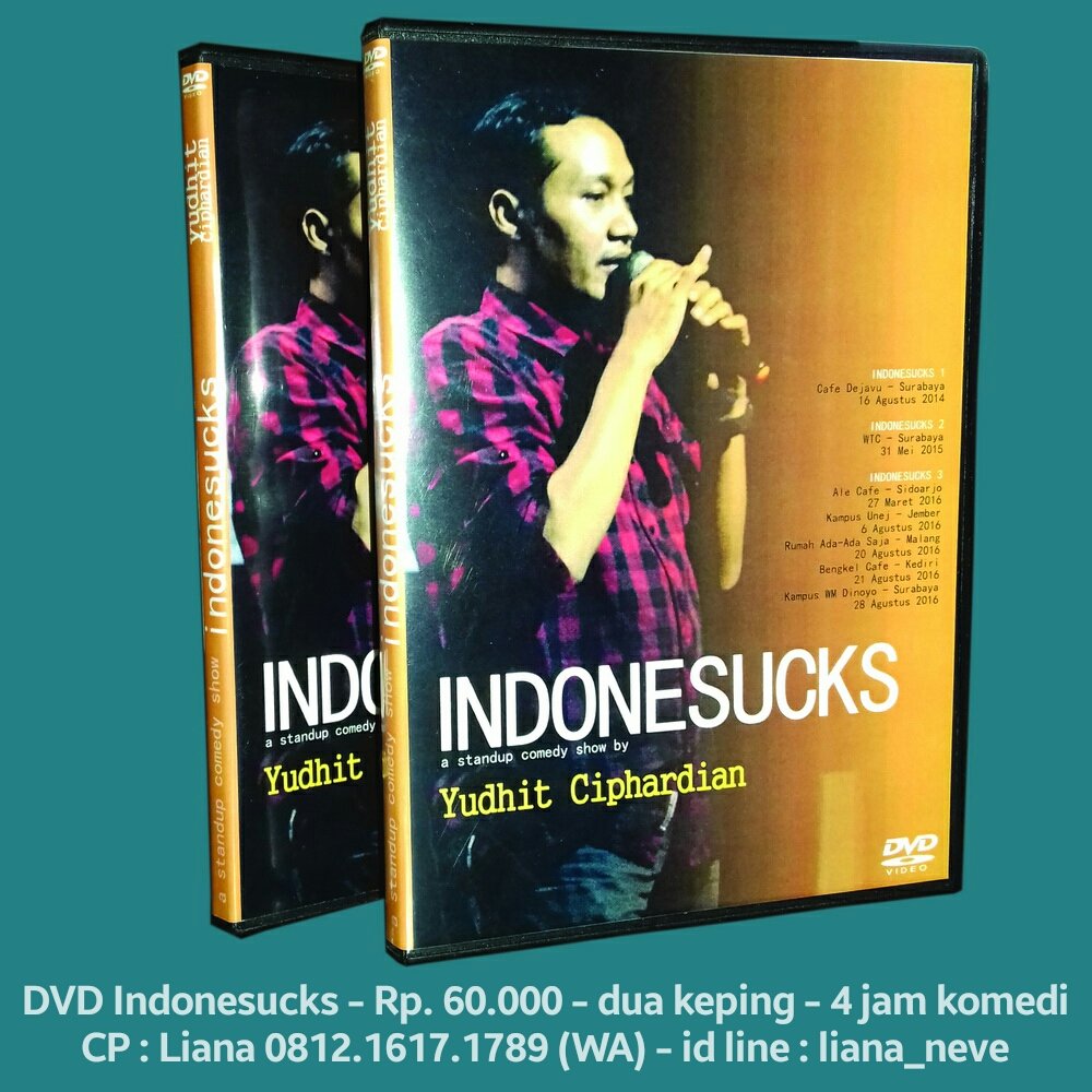 Paagiiiiiii.....Yuk yang gak sempet liat show #INDONESUCKS sekarang kalian bisa dapatkan dengan mudah loh