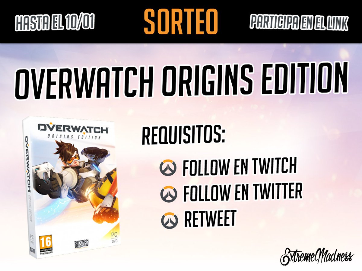 🔥 SORTEO OVERWATCH ORIGINS EDITION 🔥 

⭐️ Participa aquí ➡️ gleam.io/competitions/q…
