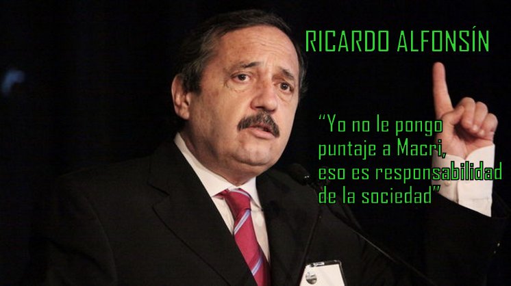 DemoliendoOK's tweet photo. @RICALFONSIN en #DR2016 sobre el primer año de #Macri: "Yo no le pongo puntaje a @mauriciomacri, eso es responsabilidad de la sociedad" https://t.co/nzTTJL3hYF