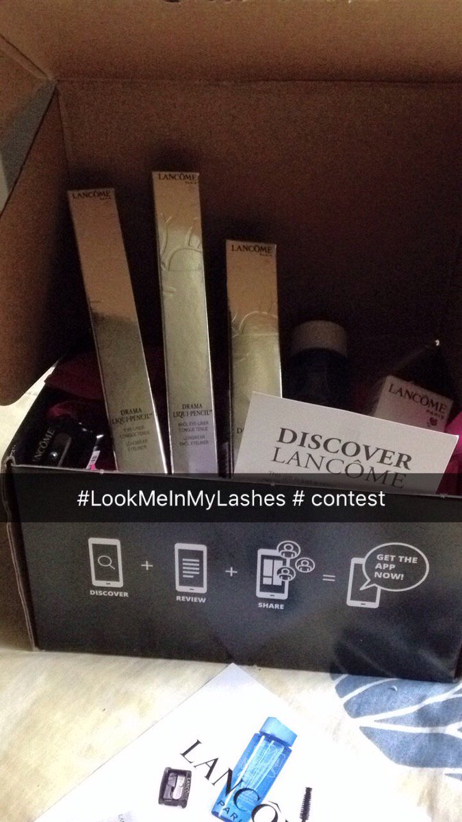 valleyp22's tweet photo. #LookMeinMyLashes #contest Thanks to @influster for giving me my lancome voxbox, excellent product @lancome https://t.co/CIc4n43TSy