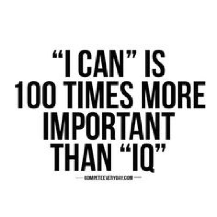 NYSPTA's tweet photo. #QOTD "I can" is 100 times more important than "IQ" https://t.co/VpF9X7Xq5s