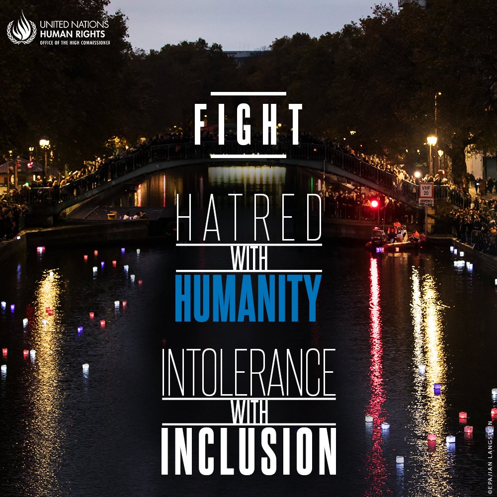 UN's tweet photo. Pledge to #StandUpforHumanRights on #HumanRightsDay and EVERY DAY 

Here is how --> https://t.co/9LgOSJoZeT via @UNHumanRights https://t.co/hSzYUPVXcx