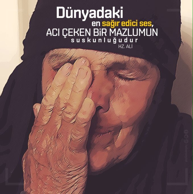 islamdini610's tweet photo. Dünyadaki en sağır edici ses
Acı çeken bir mazlumun suskunluğudur!
{Hz.Ali}
#HalepİçinHaykırıştayız https://t.co/HpKlu3G5Hc
