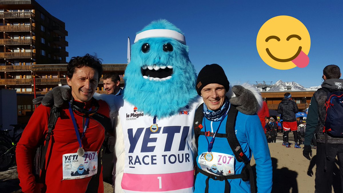 Not a lot of snow yet but... lots of yetis! #YetiRace
