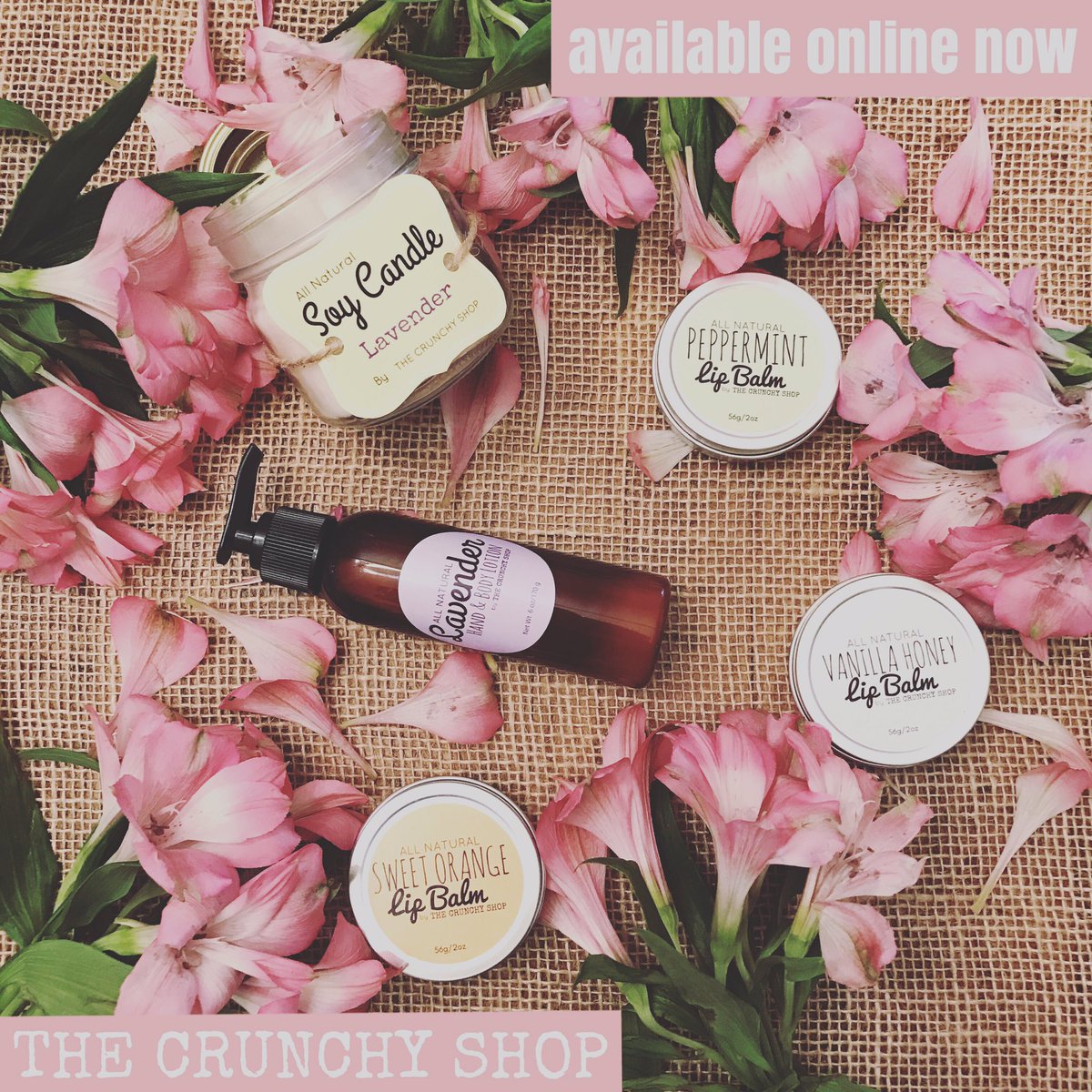 thecrunchyshop's tweet photo. New inventory added to our online shop! https://t.co/Pf4EAf3QG8 #thecrunchyshop #chemicalfree #saynotochemicalproducts #natural https://t.co/qdDqkEUXfX