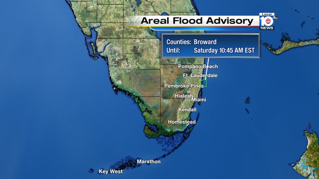 Local 10 WEATHER ALERT - Areal Flood Advisory issued for the highlighted areas. More info bit.ly/krCDQ?utm_medi… https://t.co/t3iUpIGG5A