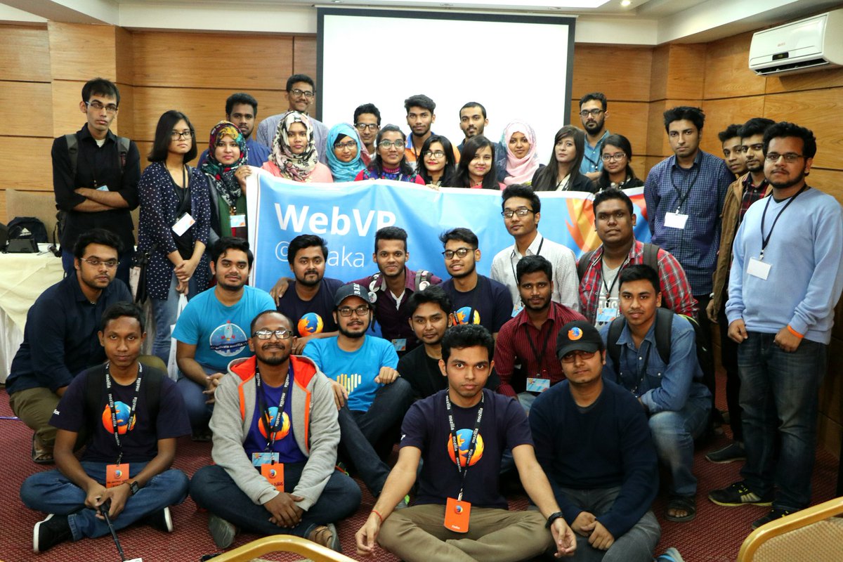 Salman_Desh's tweet image. #webVRdhaka event in Dhaka, Bangladesh!! @mozTechSpeakers @MozParticipate @MozLearn @MozillaAdvocacy  @mozillareps @mozillaBD :D :D