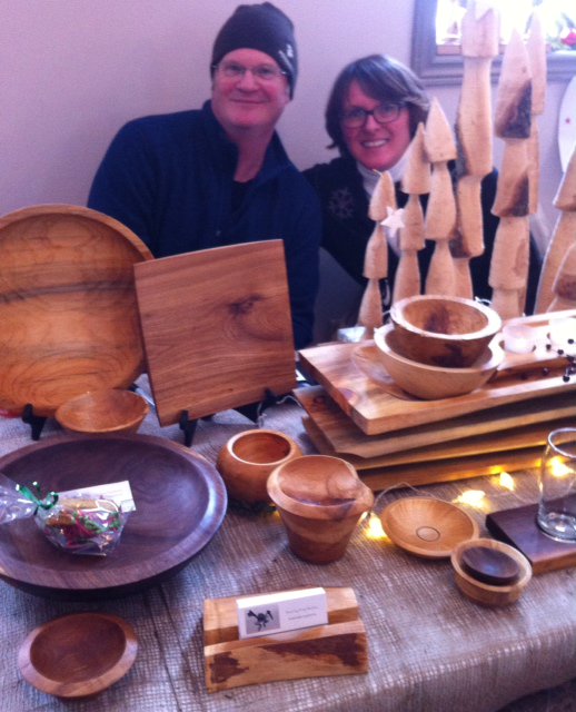 CarolynjMorris's tweet photo. A fabulous day at #MadeintheValley with Nancy @dancen63 & Sandy. #DancingFrogStudios #Collingwood has beautiful sustainable woodworks. https://t.co/irFaRxV9DT