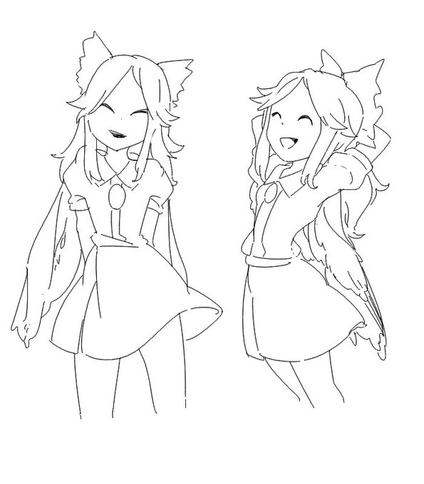 手を描かない事で手を描けない事を隠す作戦 