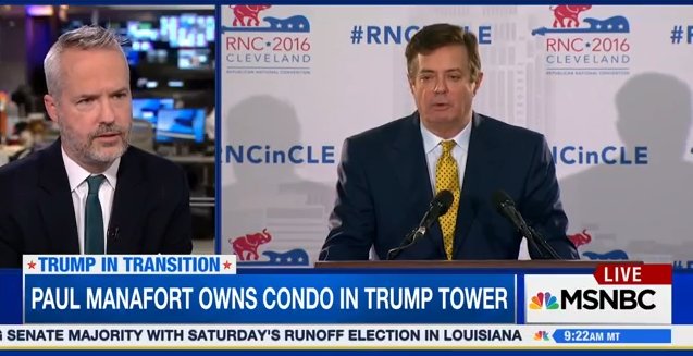 msnowevents's tweet photo. .@ERICBOEHLERT says lack of detailed reports on Paul Manafort returning toTrump campaign shows media must remain agressive #AMJoy https://t.co/UiIOPbz8v3
