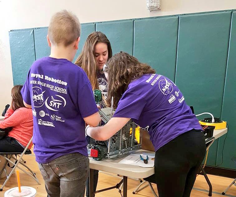 RoyalZetch's tweet image. Just another #RoyalRobotics Saturday! 💜