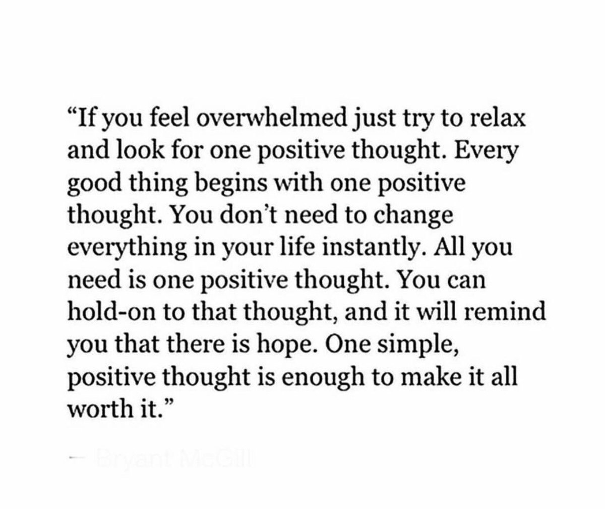 Positivity is 🔑