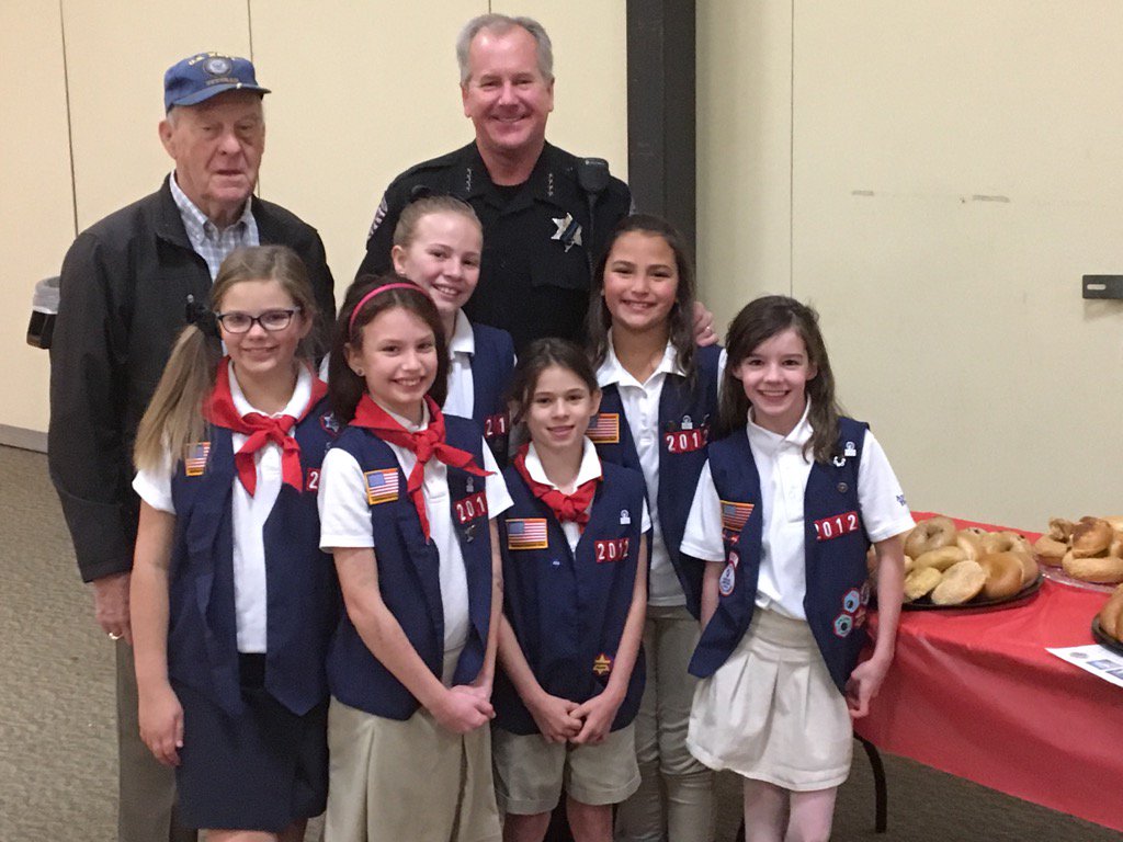 Thank you American Heritage Girls and St. Thomas More for First Responders and Military Appreciation Breakfast!