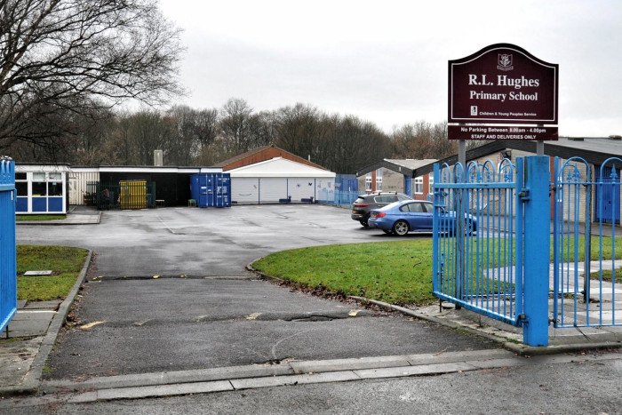 WigToday's tweet photo. A headteacher has pledged to open her #Wigan school as usual on Monday - despite damage from an arson attack. 
https://t.co/yZtCniQi3v https://t.co/7MgzfHvkkB