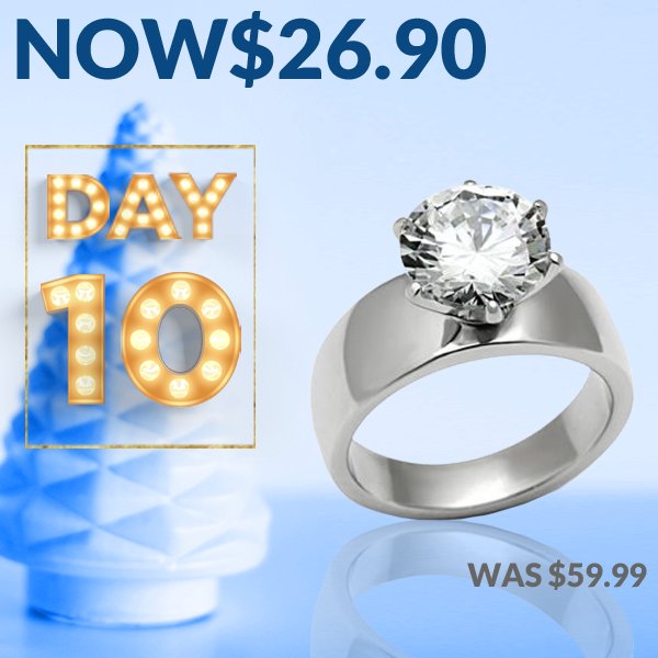 BuyBlueSteel's tweet photo. On the 10th day of deals we give to you our More than Words Ring for $26.90! https://t.co/QCwJeOBwcr

#buybluesteel #ring #25daysofdeals https://t.co/WKpNTElcUS