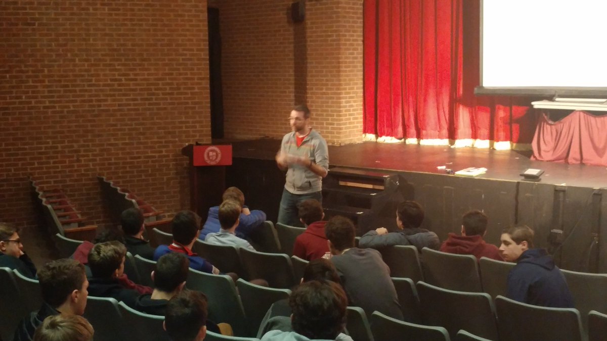 GesuGradSupport's tweet photo. Mr Deitch instructing the troops before #OSC2016 @SJPrep_MandM https://t.co/ZSAz421cLz